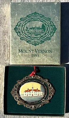 Mount Vernon 1993 George Washington Christmas Ornament • $24.95