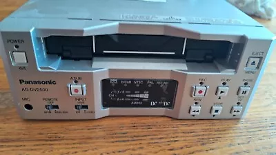 Panasonic AG-DV2500 MiniDV DVCAM VCR Deck NTSC PAL - Doesn't Register Tape • £36.19