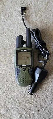 $100 • Buy GARMIN Rino 120 GPS 2-way Radio With Car Power Works