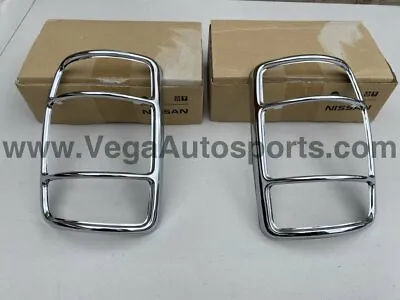 Rear Tail Lamp Chrome Rims To Suit Datsun 1200 Ute B120 Sunny Truck • $436.80