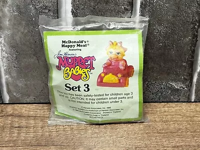 1986 Vintage NOS Muppet Babies McDonalds Happy Meal Toy Pink Piggy With Car • $11.99