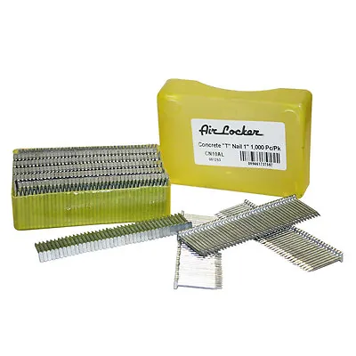 14 Gauge Concrete T-Nails For Concrete Nailers 1   Smooth Shank CN10AL 1000 Pack • $26.69