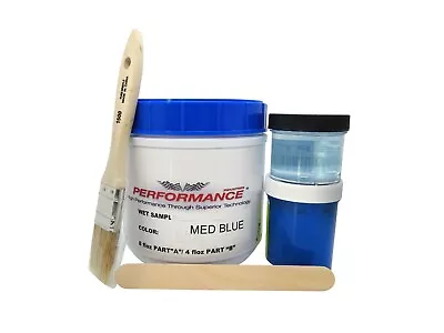 Epoxy Coat Mini Wet Sample Floor Coating Kit 4-6 Sq. Ft. 9.7 Mil With 1/4  Flake • $49.95