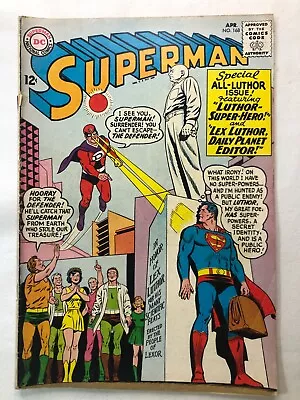 Superman #168 April 1964 Vintage Silver Age DC Comics Nice Condition! • $45.55