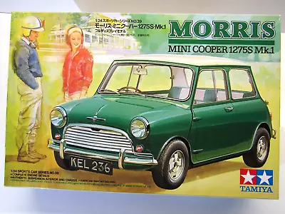 Tamiya 1:24 Scale Morris Mini Cooper 1275S Mk.1 Model Kit #24039*1700 • $125