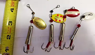 Notangle Spinner Dardevle By Eppinger Trout Fishing Salmon Lure *Lot Of 4* Muski • $10