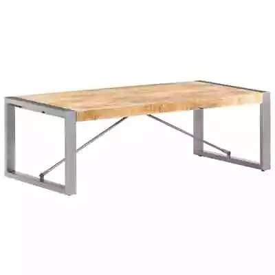 VidaXL Coffee Table 120x60x40 Cm Rough Mango Wood • $268.95