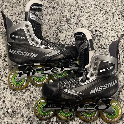 Mission Inhaler NLS4 Inline Skates NWOB Sz Skate 6E/Shoe 7.5 • $275