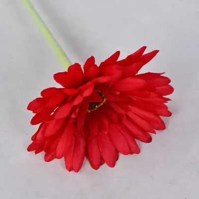 Artificial Fake Silk Gerbera Flower Bouquet Colourful Daisy Home Garden Decor • £2.33