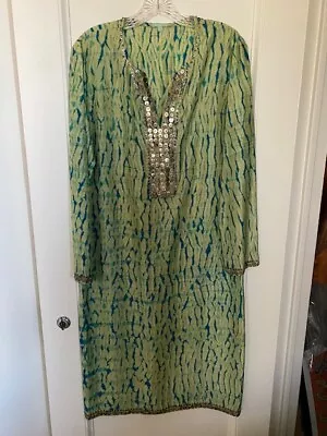 Matta Silk Caftan/dress/tunic - Size L • $125