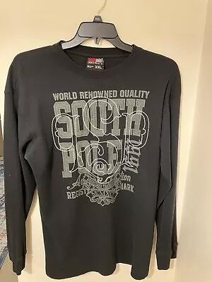 South Pole Y2K Graphic Thermal Black Long Sleeve Shirt XXL • $24.99