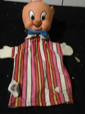 Mattel Porky Pig 1964 Hand Puppet No Voice Box Clean Needs Tlc • $40