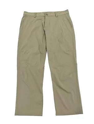 Rhone Commuter Classic Pants Mens Size 33 X 28 Beige Flex Knit Straight • $39.86