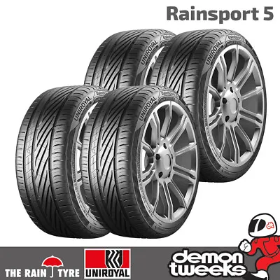 4 X Uniroyal RainSport 5 Performance Road Tyres - 225 40 18 92Y Extra Load XL • £304.24