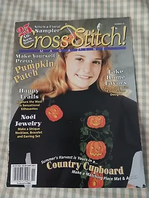 Vintage Cross Stitch! Magazine Issue Number 31 October 1995 Halloween Christmas • $1.99