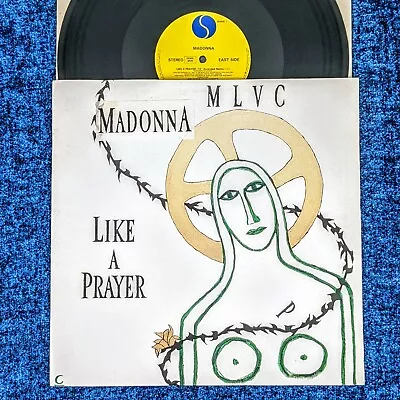 Madonna Like A Prayer 12'' Vinyl Promo Copy Germany 1989 Lp Record Spined   • $50