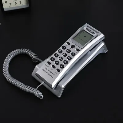 Desktop Corded Phone Wall Mounted House Phones  Hotel Home Office • £18.02