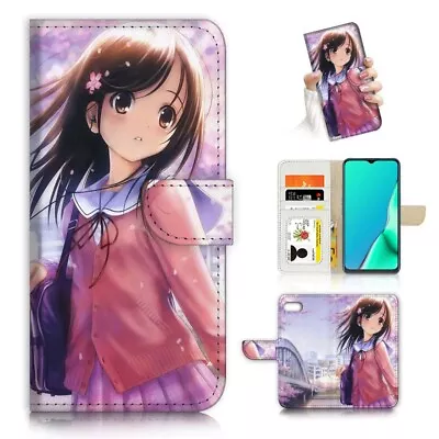 ( For IPhone 7 Plus ) Wallet Flip Case Cover PB23221 Cartoon Girl • $12.99