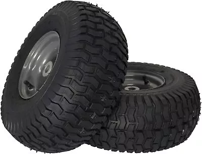 2-PACK 15x6.00-6  Front Tire Assembly Replacement For Craftsman Riding Mowers • $82.56