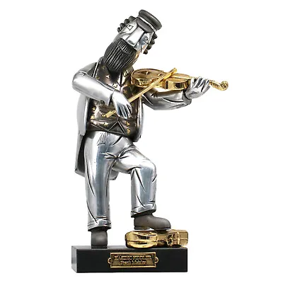 Chassidic Fiddler By Frank Meisler Limited Edition Sculpture With Marble Base • $2600