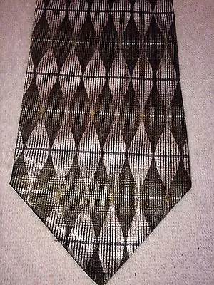 Martin Wong Mens Tie 4 X 60 Dark Green With Silver Nwot • $18.74