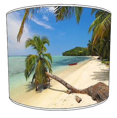 Lampshades Ideal To Match Tropical Beaches Duvets Covers & Palm Trees Cushions. • £27.99
