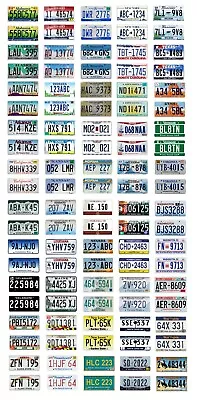 1/18 Scale Model Car Assorted USA 2020 License Plates State Tags 1:18 • $11.69