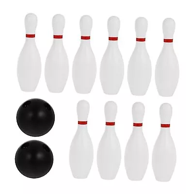 1 Set Bowling Game Set Bowling Game For Kids 10 Bowling Pins And 2 Bowling Ba... • $24.45