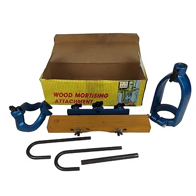 Vtg Drill Press Wood Mortising Attachment Woodworking Tool Kit (No Bit Included) • $59.95