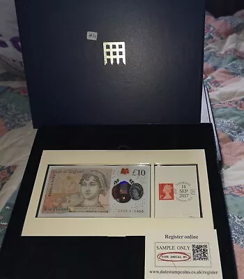 Jane Austen 2017 £10 Ten Pound Banknote Stamp Westminster Sealed Note Currency • £9.99