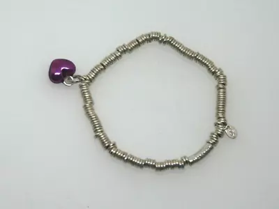 Links Of London Mini Sweetie Bracelet & Heart Charm Silver - Thames Hospice • £24.68