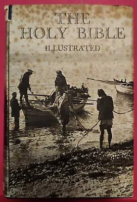 Holy Bible Illustrated Vintage Hardback Collins • £12.99