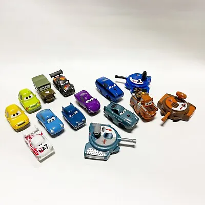 Disney Cars GeoTrax Lot Remote Control Finn Rod Mater Push Talking Holley • $103.49