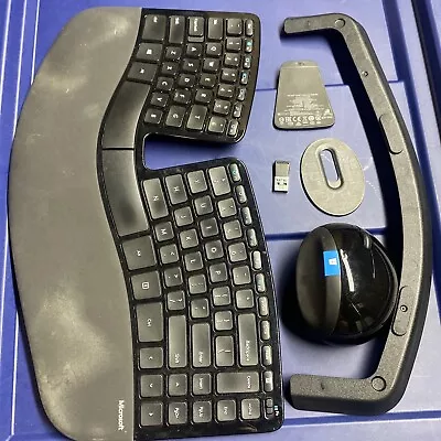 Microsoft Sculpt Ergonomic Wireless Keyboard  & Mouse - With Dongle - USED • $45