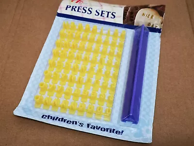 $4.79 • Buy 1set Alphabet Number Letter Fondant  Cutter Cookie Press Mold Cake Embosser Tool