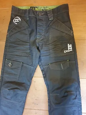 New Men's Black Ze Enzo 989 Cargo Style Jeans Size 28 R 👖  • £16