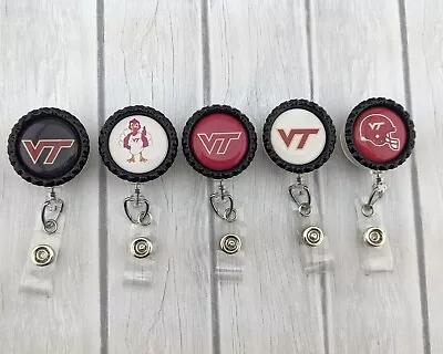 Badge Reel Nurse Retractable Badge Reel Virginia Tech College Stocking Stuffer • $12.99