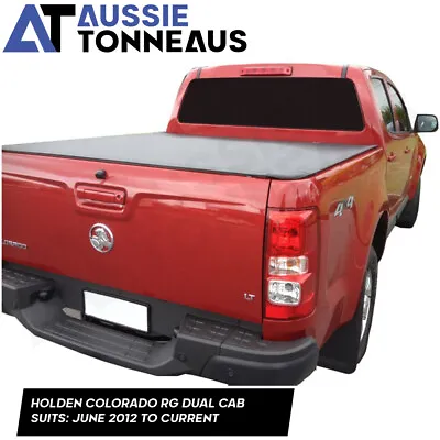 Clip On Ute Tonneau Cover For Holden Colorado RG Dual Cab (July 2012 To Current) • $299.80