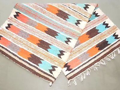 Vtg CAMERON TRADING POST ARIZONA NAVAJO HAND WOVEN WOOL GALLUP THROW RUG RARE • $99.99