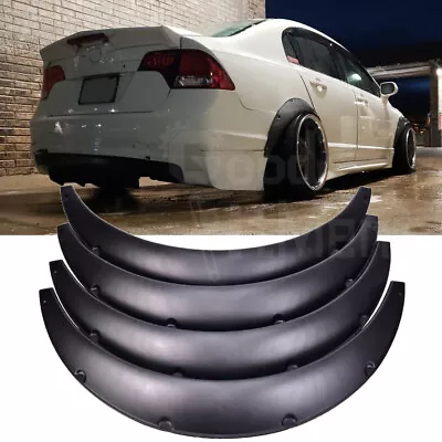 For Honda Civic 4PCS Car Fender Flares Extra Wide Body Kit Wheel Arches 3.5  AU • $64.66