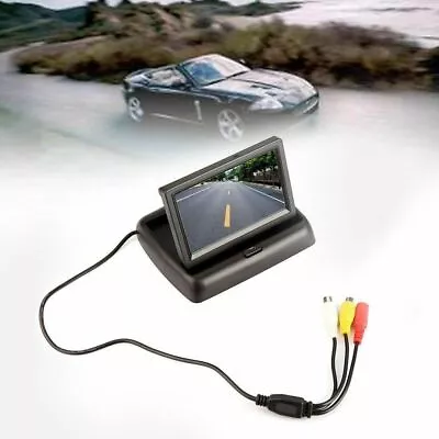 4.3  TFT LCD Colour Screen Reversing Camera Monitor DC12V Dual RCA Input Dash • $39.95