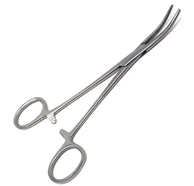 Surgical Kelly Locking Clamp Forceps 6.25  Curved Jaws Hemostatic Artery Toothed • $6.99