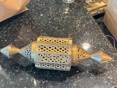 Vintage 1960’s Brass Moroccan Pendent Light • $100