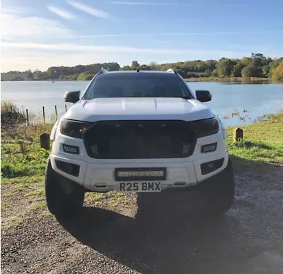 Mesh Grill Suits Ford Ranger Wild Track PX3 2018 2019 2020 2021 LED • $199.99