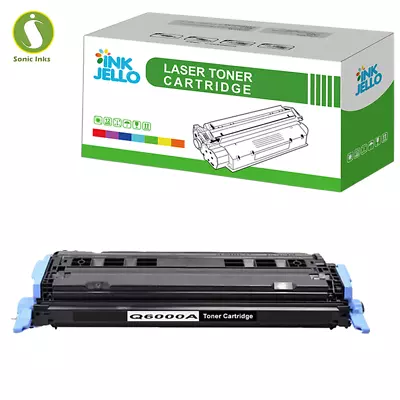 Black Toner Cartridge Q6000A Fits For HP 2600n 2605 CM1015 CM1017 124A • £22.24