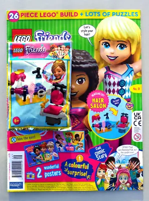 Lego Friends Magazine #9 With Lego Pack ~ New ~ • £4.95