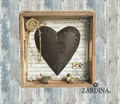 Heart - Home Sweet Home Wall Hanging Art Decor Sculpture (Free Postage) • £16.50