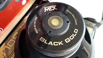 MTX BG124 Black Gold Rare Old School SQ 12  Subwoofer Made In USA 2nd Of 2 • $88.07