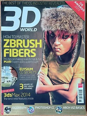 3D World Magazine Issue 174 - November 2013 - ZBrush Fibers • £4.50