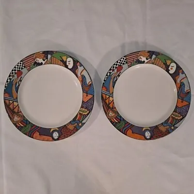 2 VitroMaster Metropolitan Dinner Plates. Great Condition • $19.95